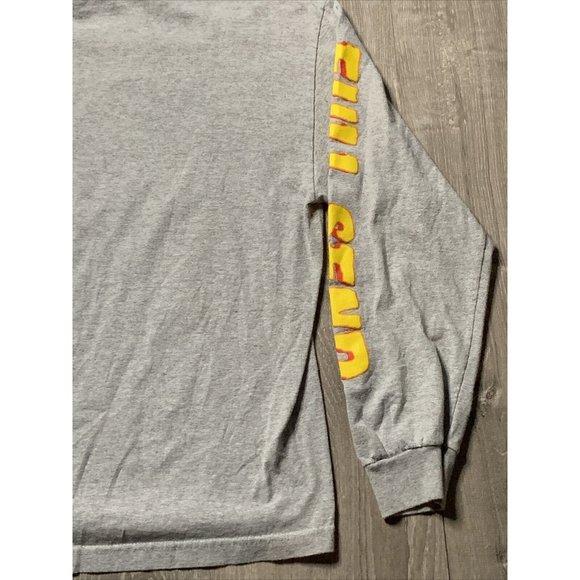 Men's NELK BOYS Full Send Auntie‎ Killers Long Sleeve Tee Shirt Gray Size Medium - Picture 10 of 11